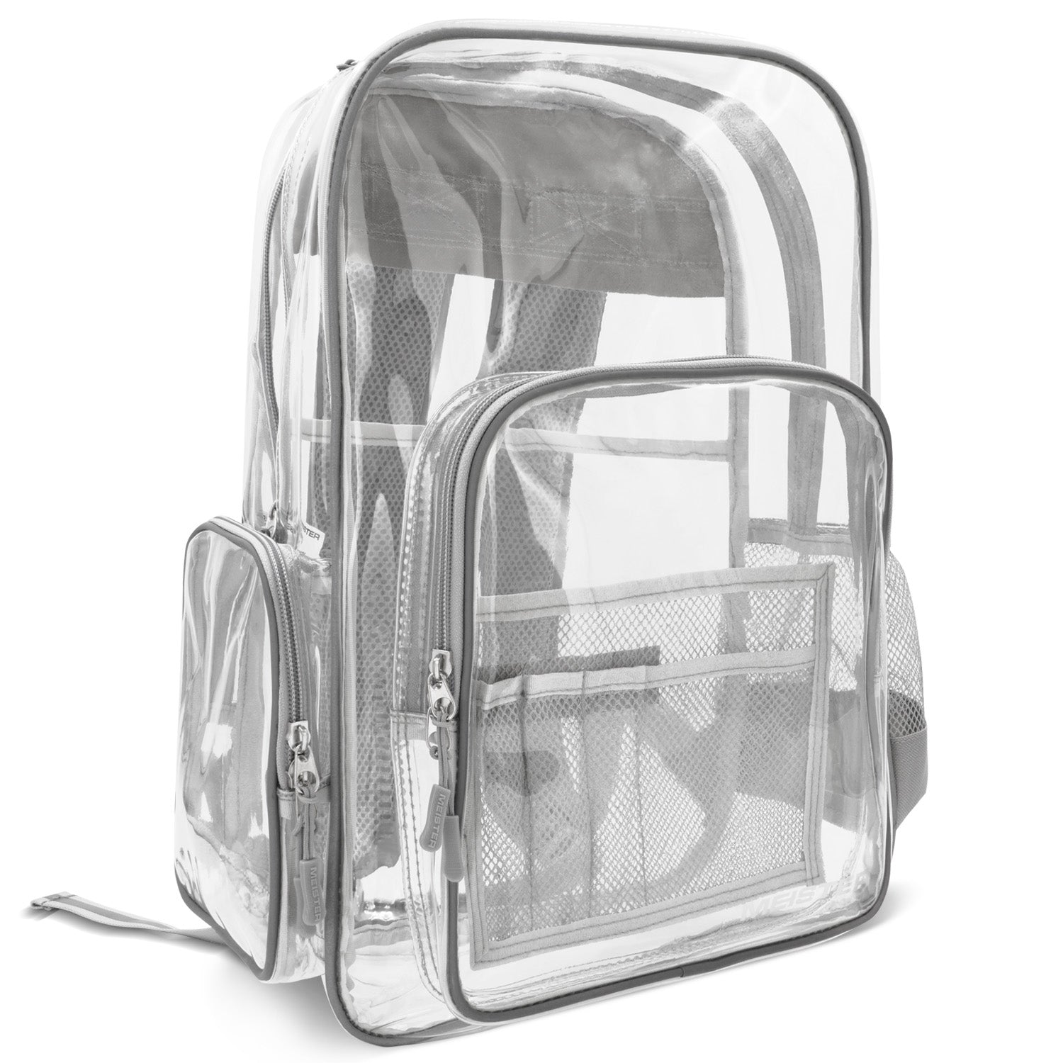 clear leather backpack Meister All-Access Clear Backpack - Meets School & Event Security Bag Requirements