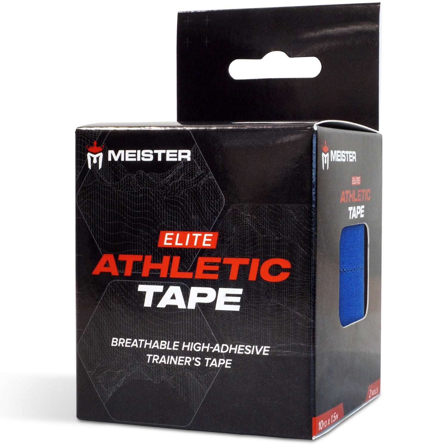 Meister Elite Porous Athletic Tape - 2 Roll Pack - Blue