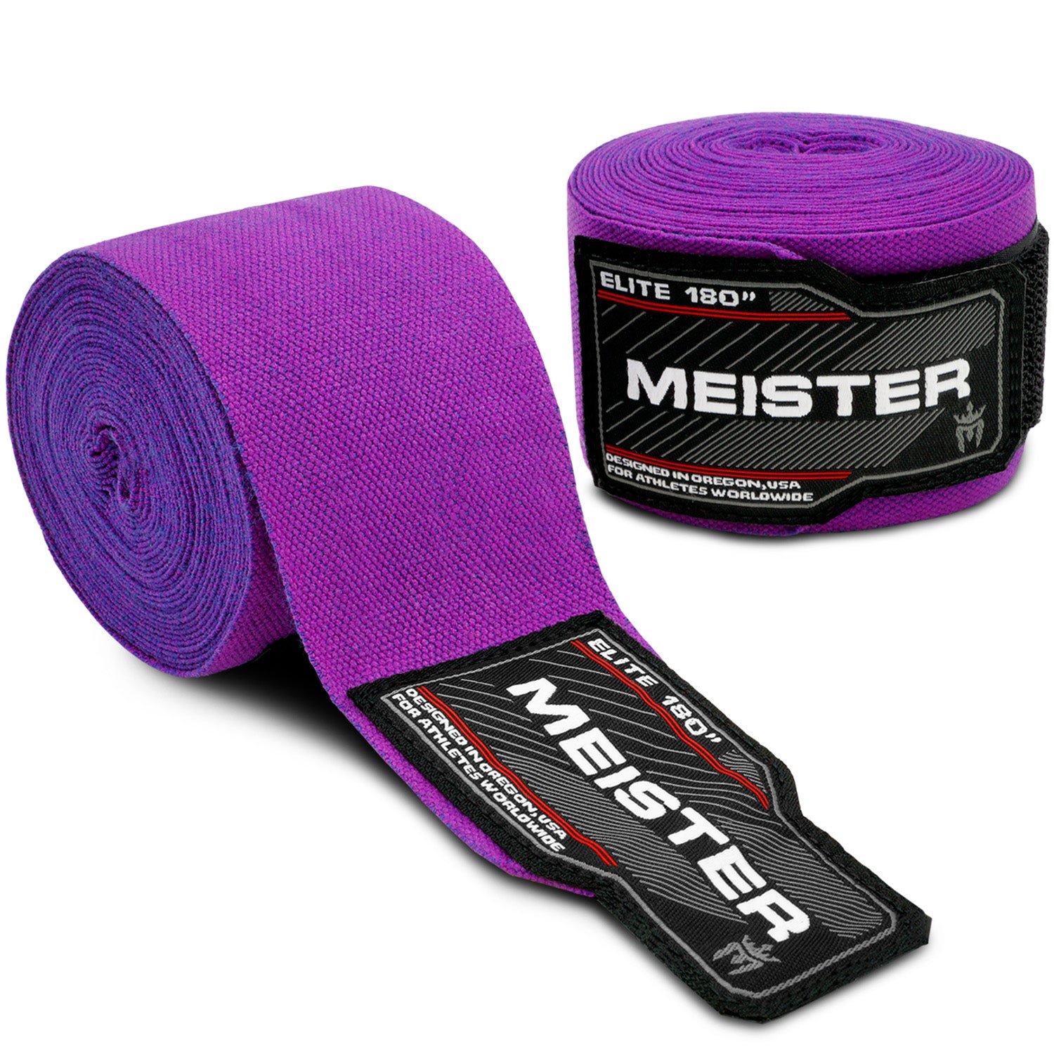 Meister ELITE 180" Elastic Hand Wraps - Royal Purple