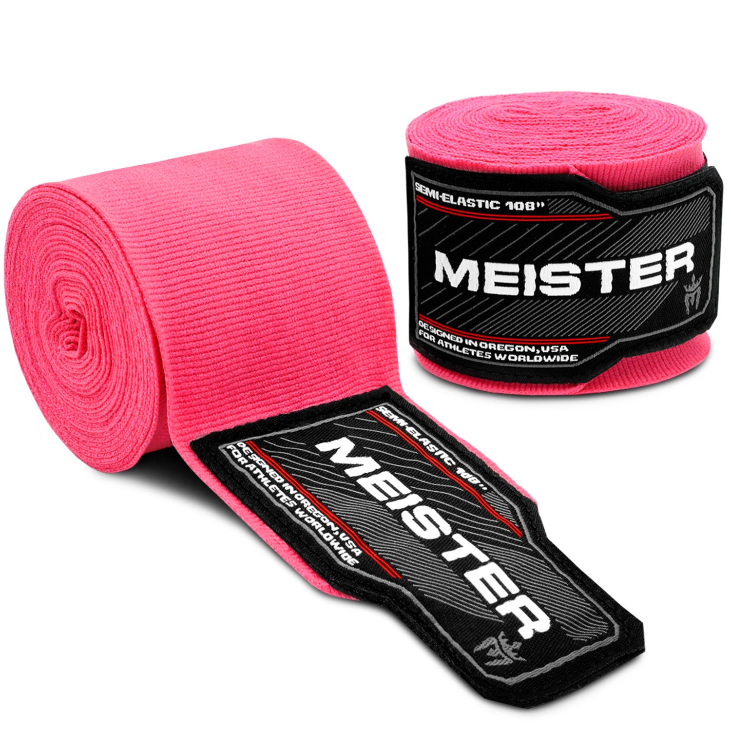 STING Elastic Quick Boxing Hand Wrap Gloves (Pink, Medium) | MMA Training, Padded Knuckles, No-Tie Design