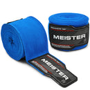 180" Semi-Elastic Hand Wraps for MMA & Boxing (Pair) - Blue