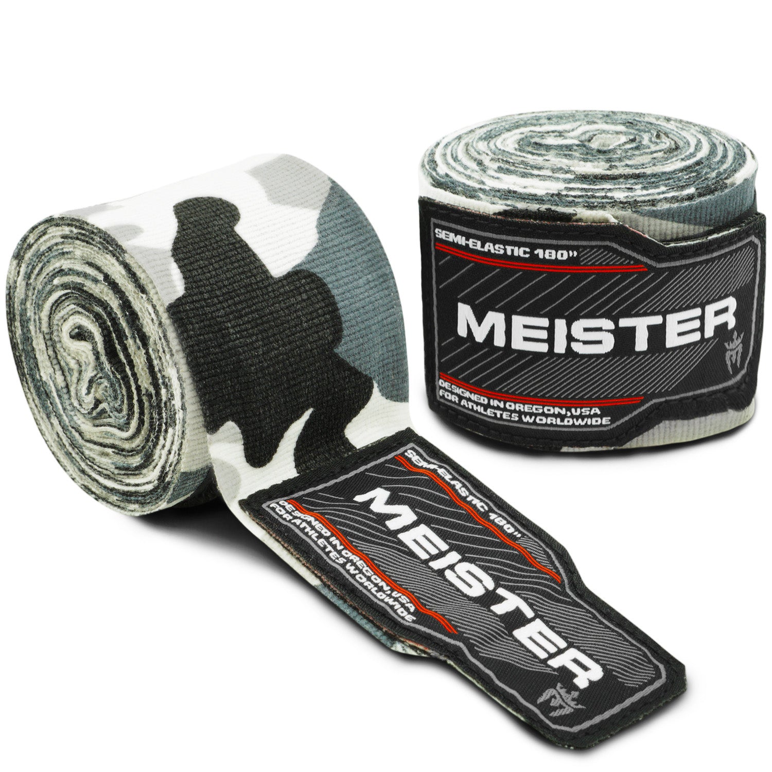 180" Semi-Elastic Hand Wraps for MMA & Boxing (Pair) - Urban Camo