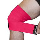 Meister 72" Elastic Weightlifting Knee Wraps - Pink