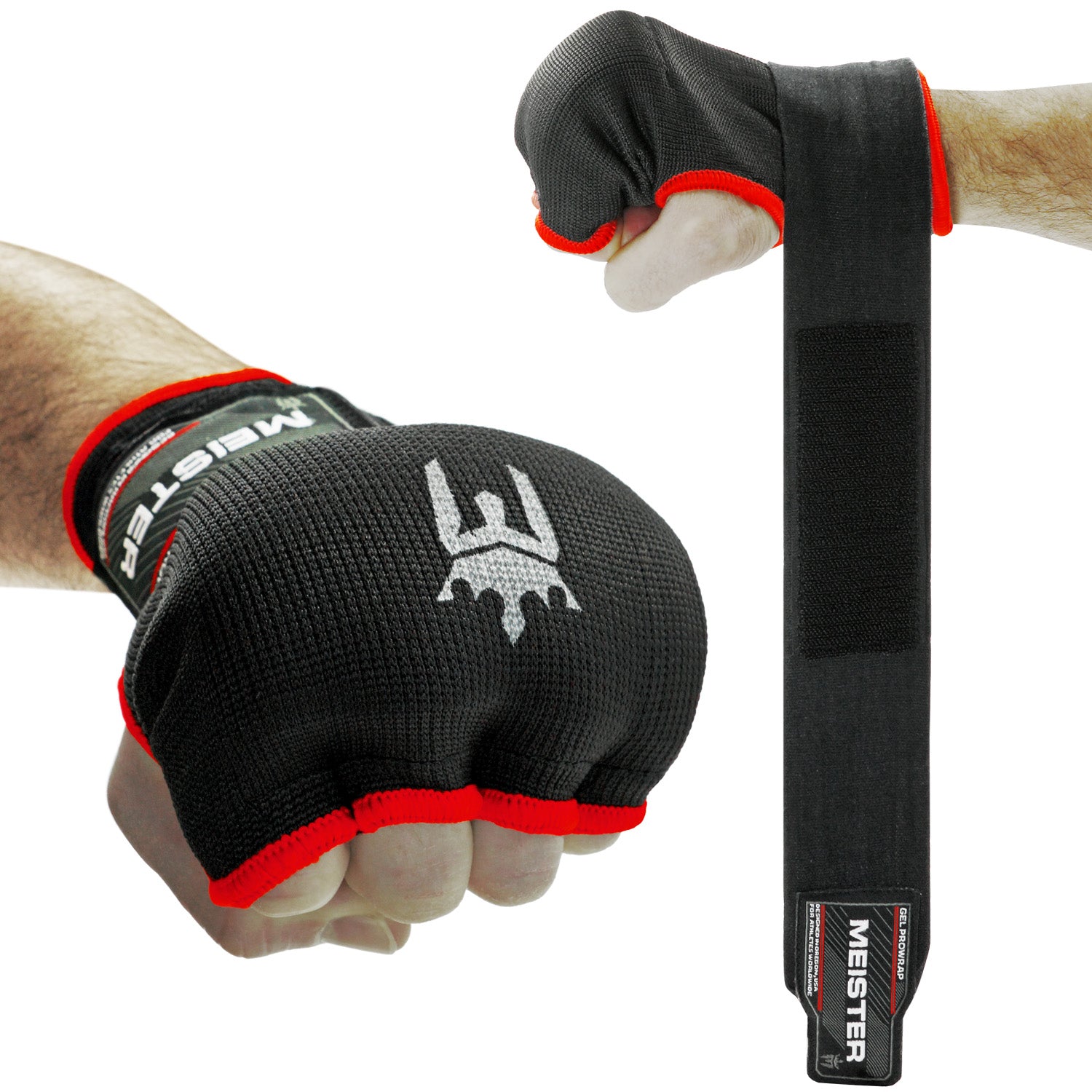 Meister Gel-Padded ProWraps Inner Hand Wrap Gloves (Pair)