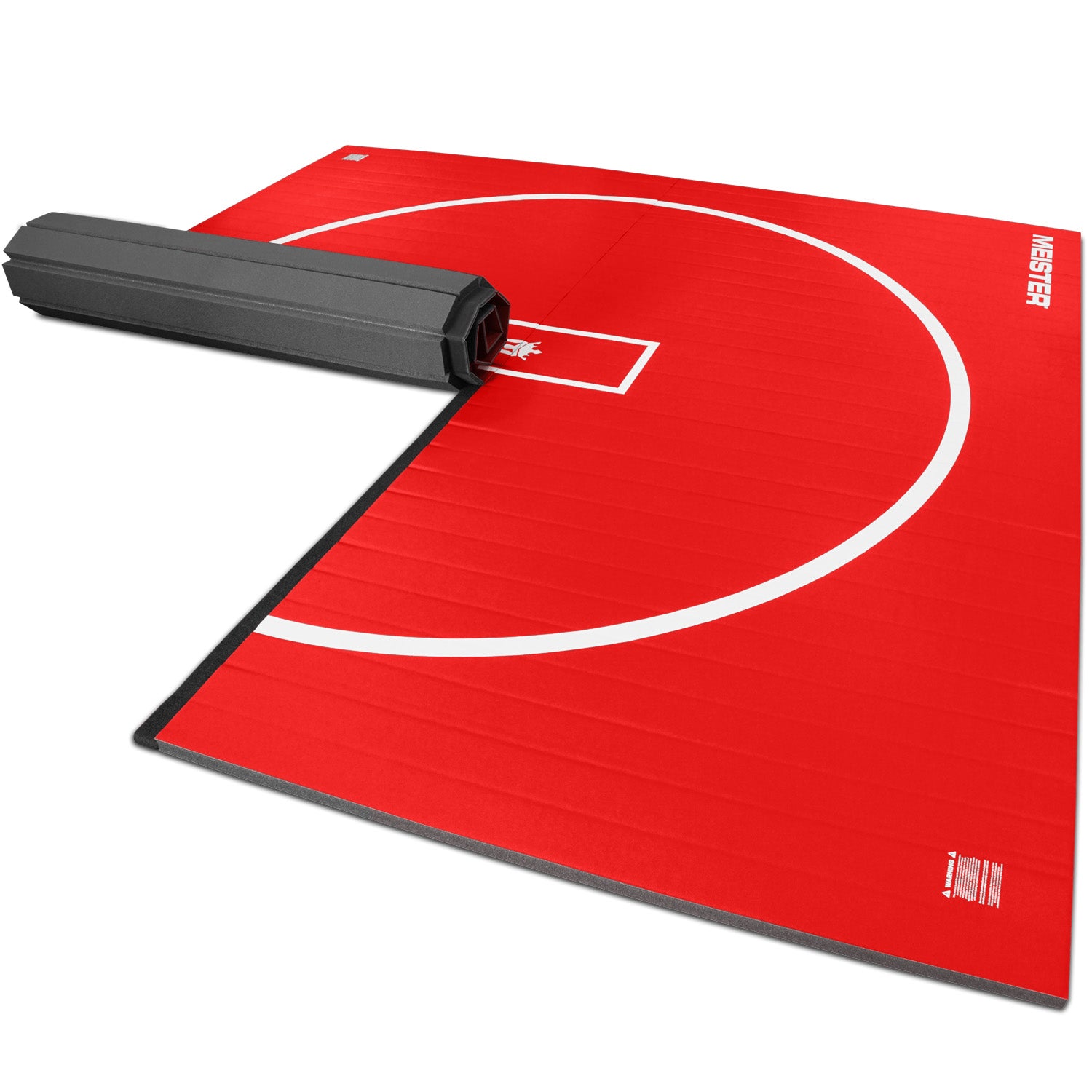 Meister FlexFloor™ Roll-Up Training Wrestling Mat - 10ft x 10ft - Red