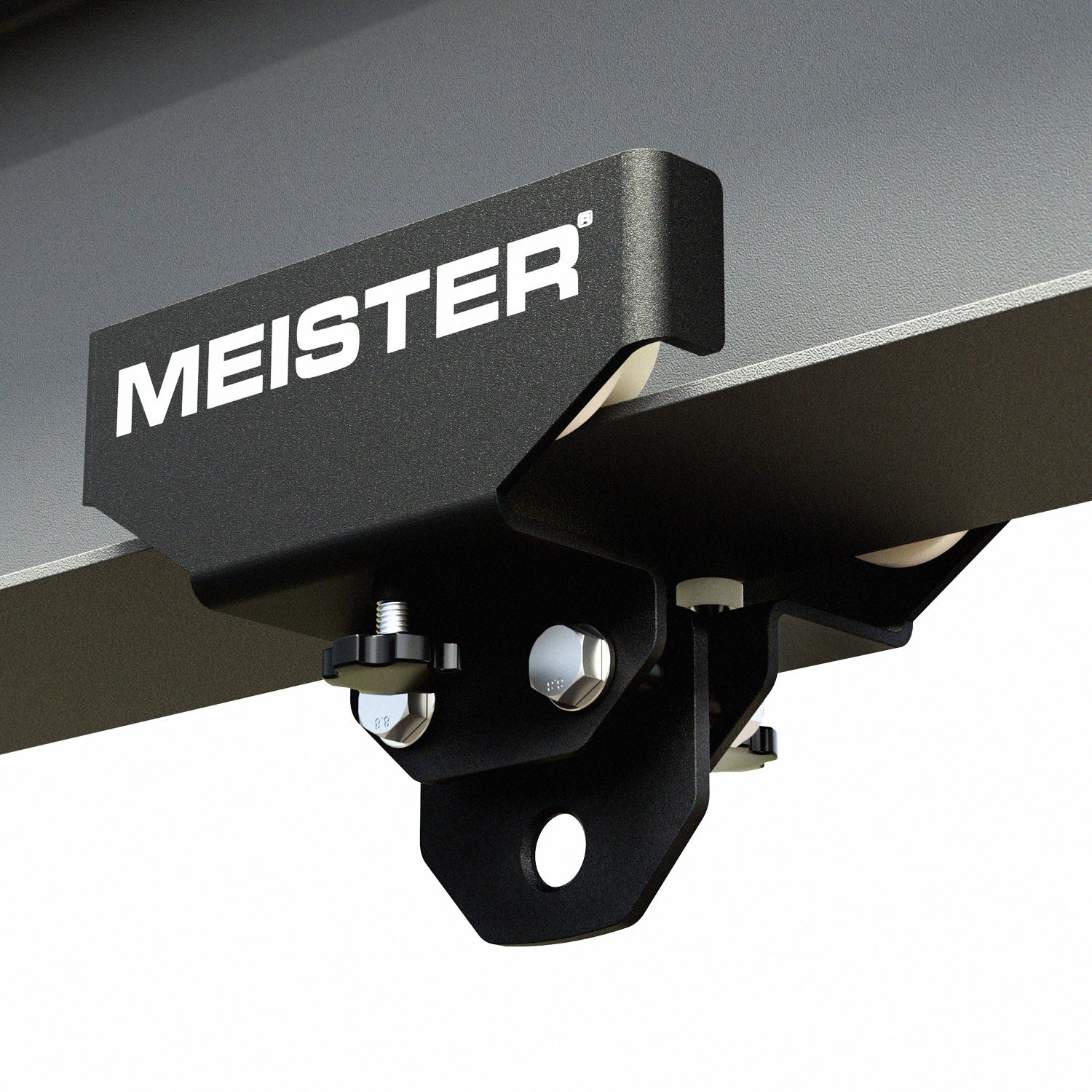 Meister Rolbalkbevestiging m/Remmen voor Boks- & MMA-Zware Zakken - Zwart - 10,2 cm - 14,6 cm Meister Rolbalkbevestiging m/Remmen voor Boks- & MMA-Zware Zakken - Zwart - 10,2 cm - 14,6 cm