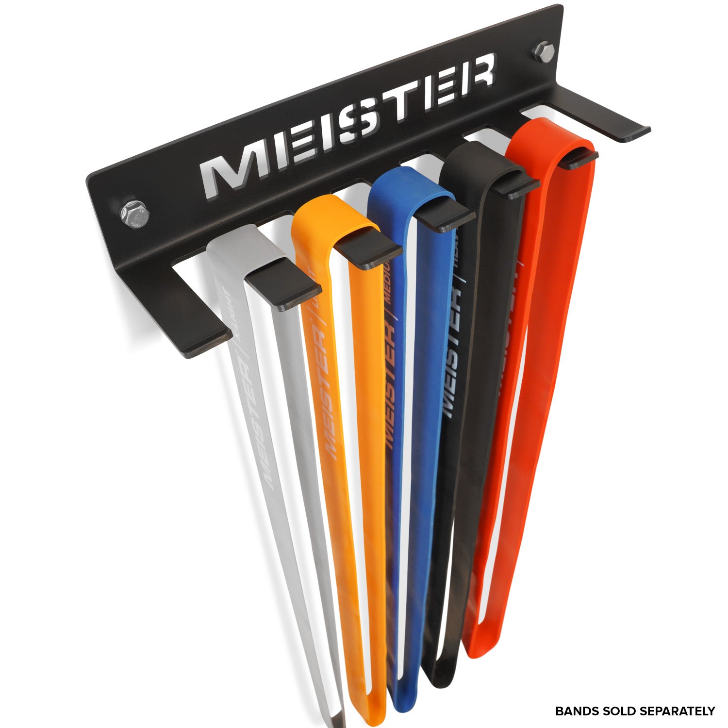 Meister XSteel Wall Rack for Resistance Bands and Gym Accessories