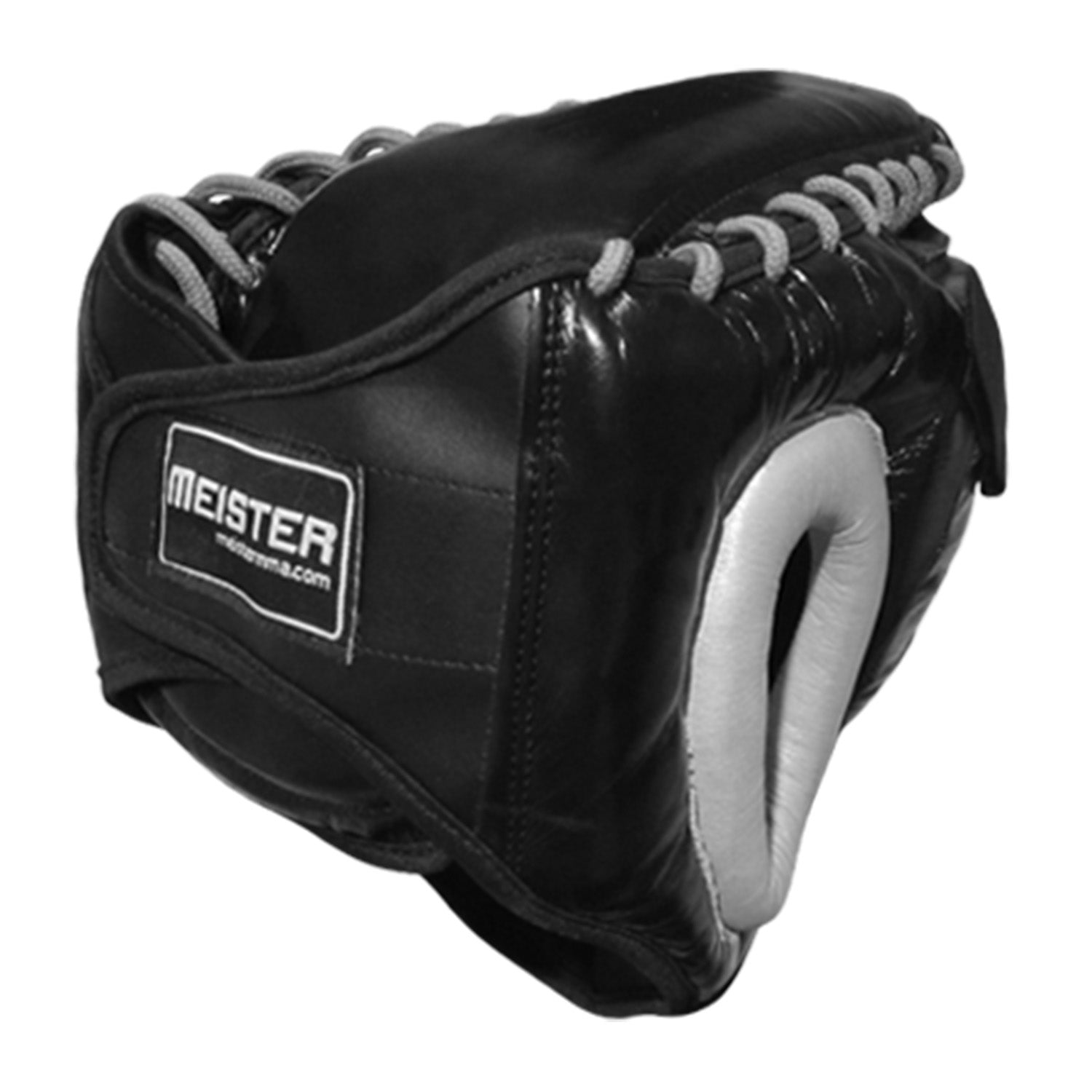 Meister Leather Head Guard w/ Removable Face Mask for MMA & Boxi