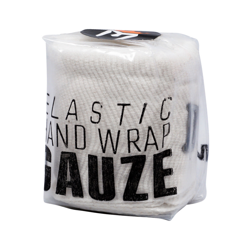 Meister Traditional Elastic Gauze Hand Wraps - White - 10 Pack