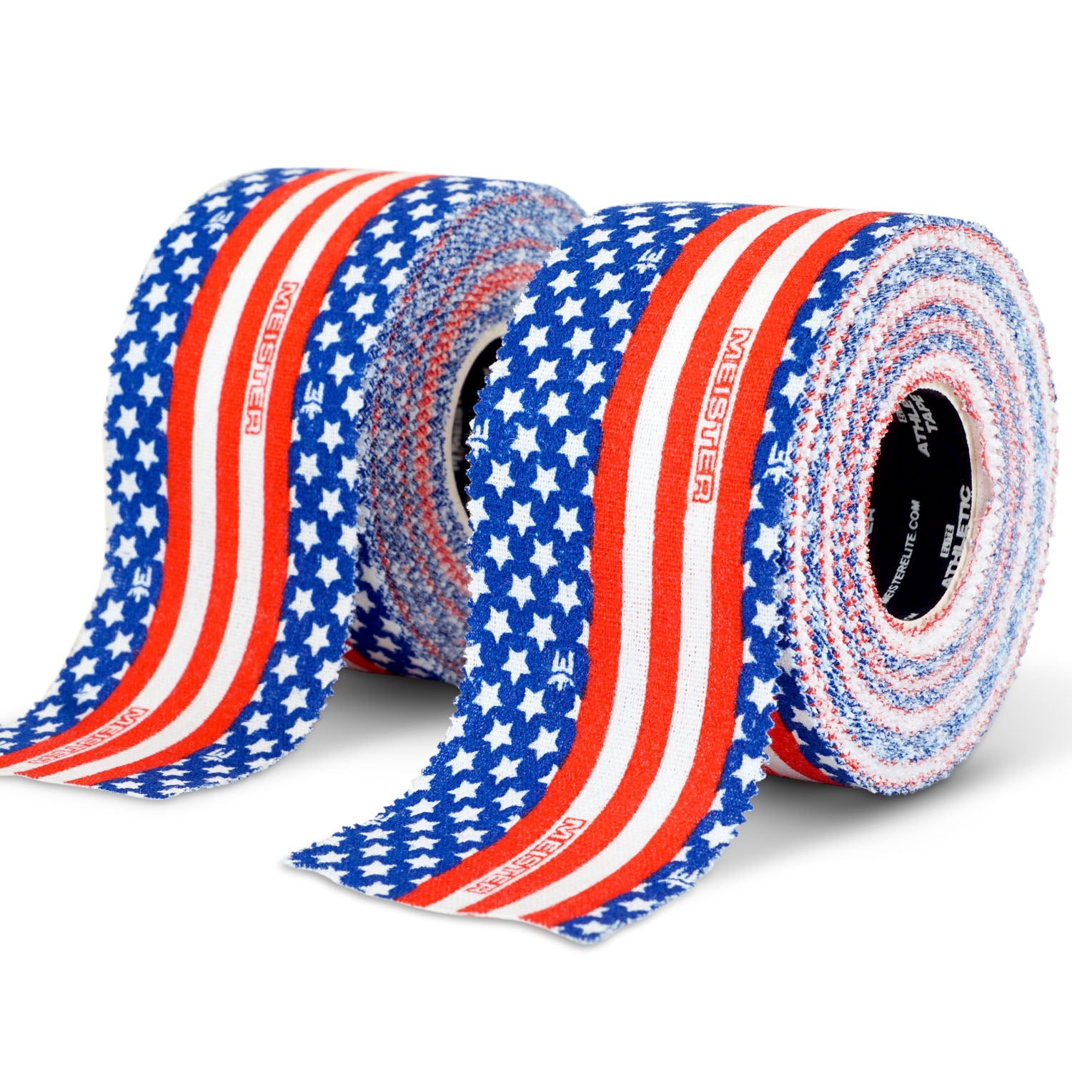 Meister Elite Porous Athletic Tape - 2 Roll Pack - American Flag