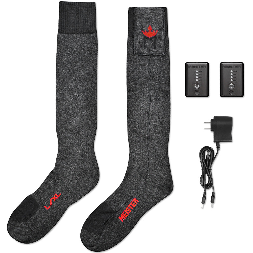 Meister Battery Heated Socks - 8+ Hour Model w/ Temp Control