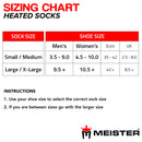 Meister Battery Heated Socks - 8+ Hour Model w/ Temp Control
