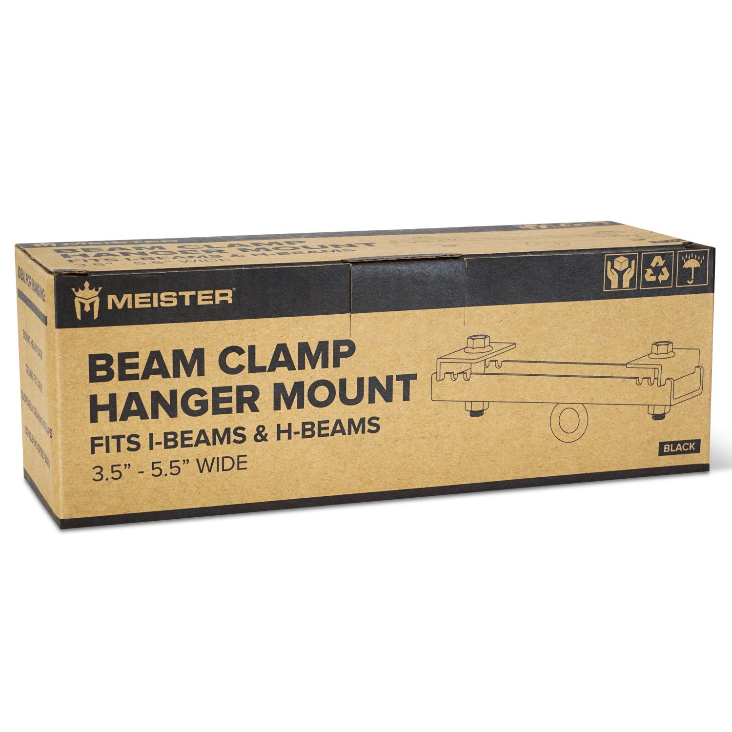 Meister Beam Clamp Hanger Mount for I-Beams & H-Beams