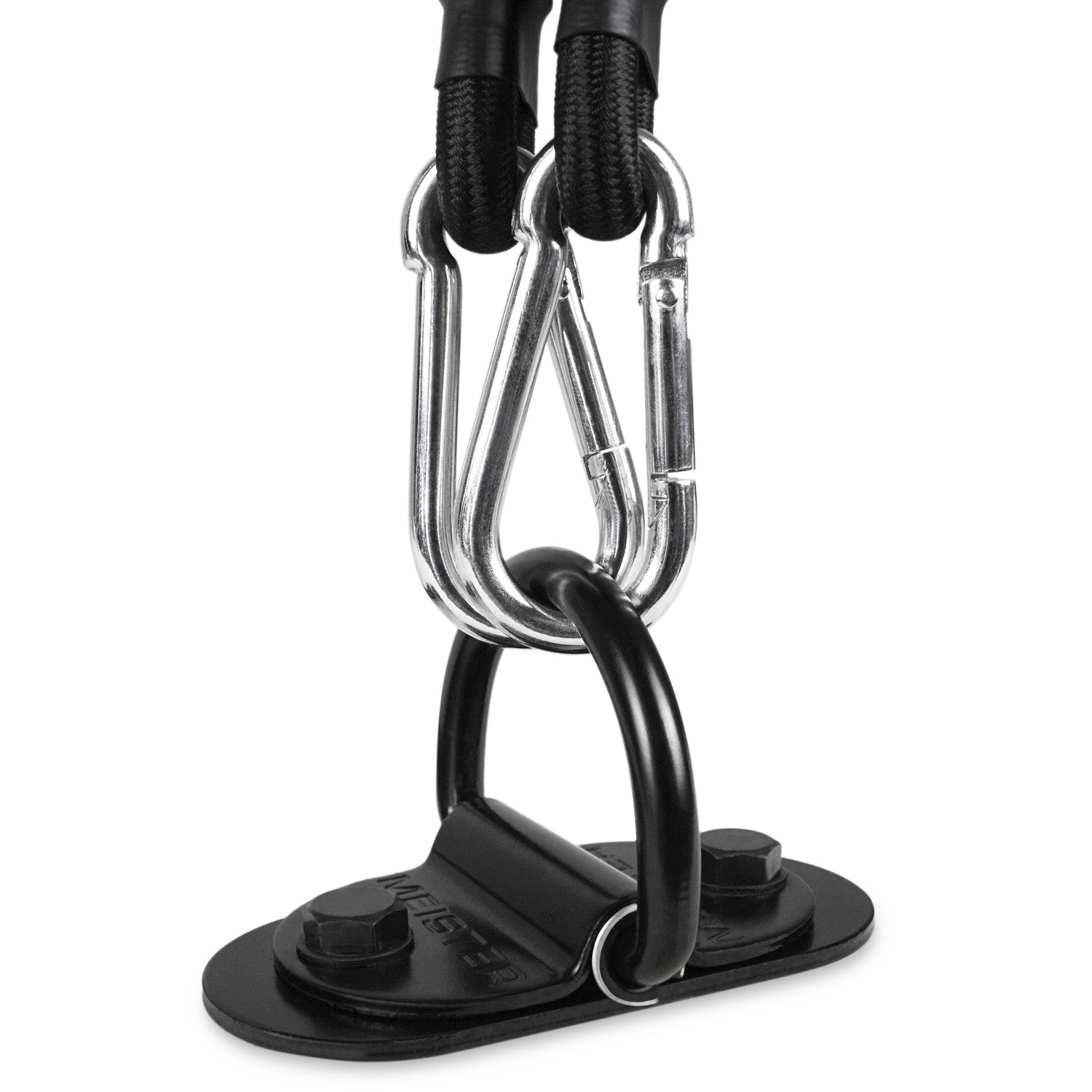 Double-End Heavy Bag D-Ring Floor Anchor Kit w/ Bungees Meister