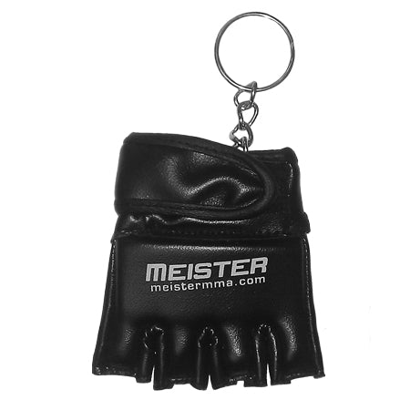 Leather MMA Glove Keychain - Black | Meister