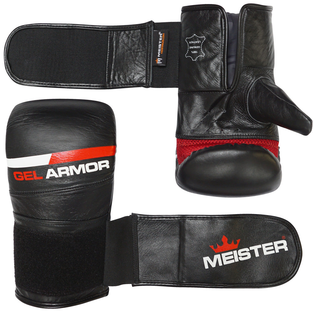 Meister Gel Armor Leather Bag Mitts