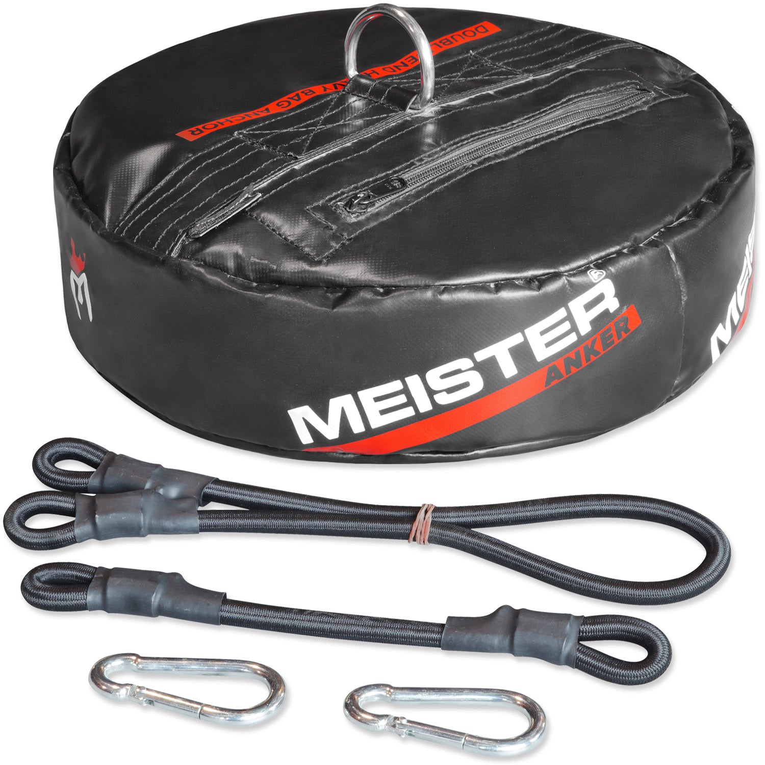 Meister ANKER Double-End Boxing Heavy Bag Floor Anchor + Bungees