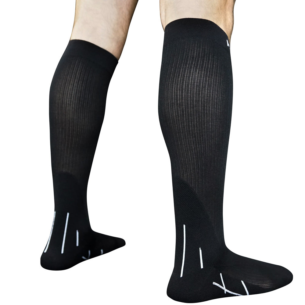 Meister Graduated 20-25mmHg Compression Socks (Pair) - Black