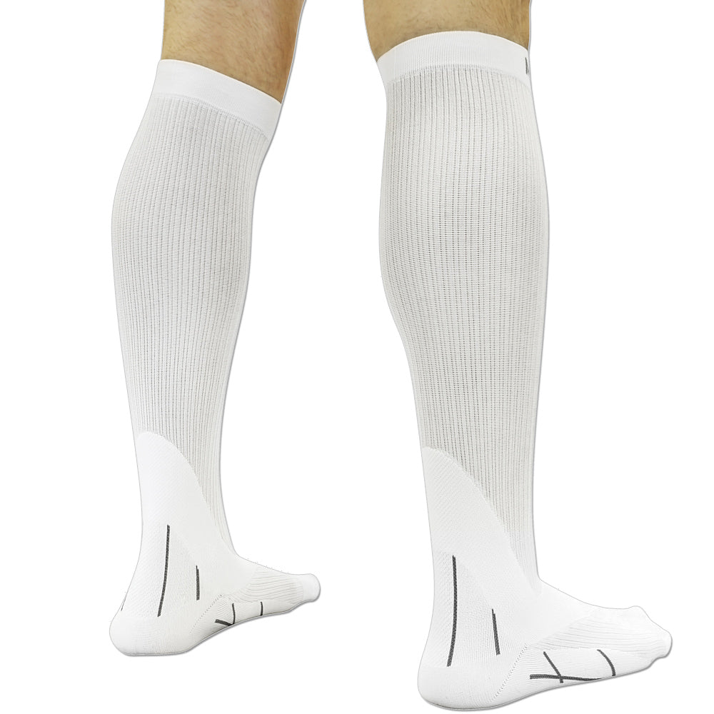 Meister Graduated 20-25mmHg Compression Socks (Pair) - White