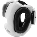 Meister Gel Full-Face Training Head Guard - White/Black/Red