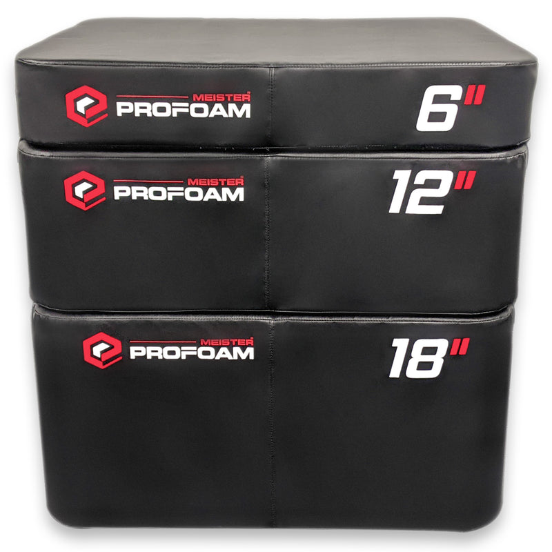 Meister PROFOAM™ Plyo Boxes - 3 Box Set - 18", 12", 6"