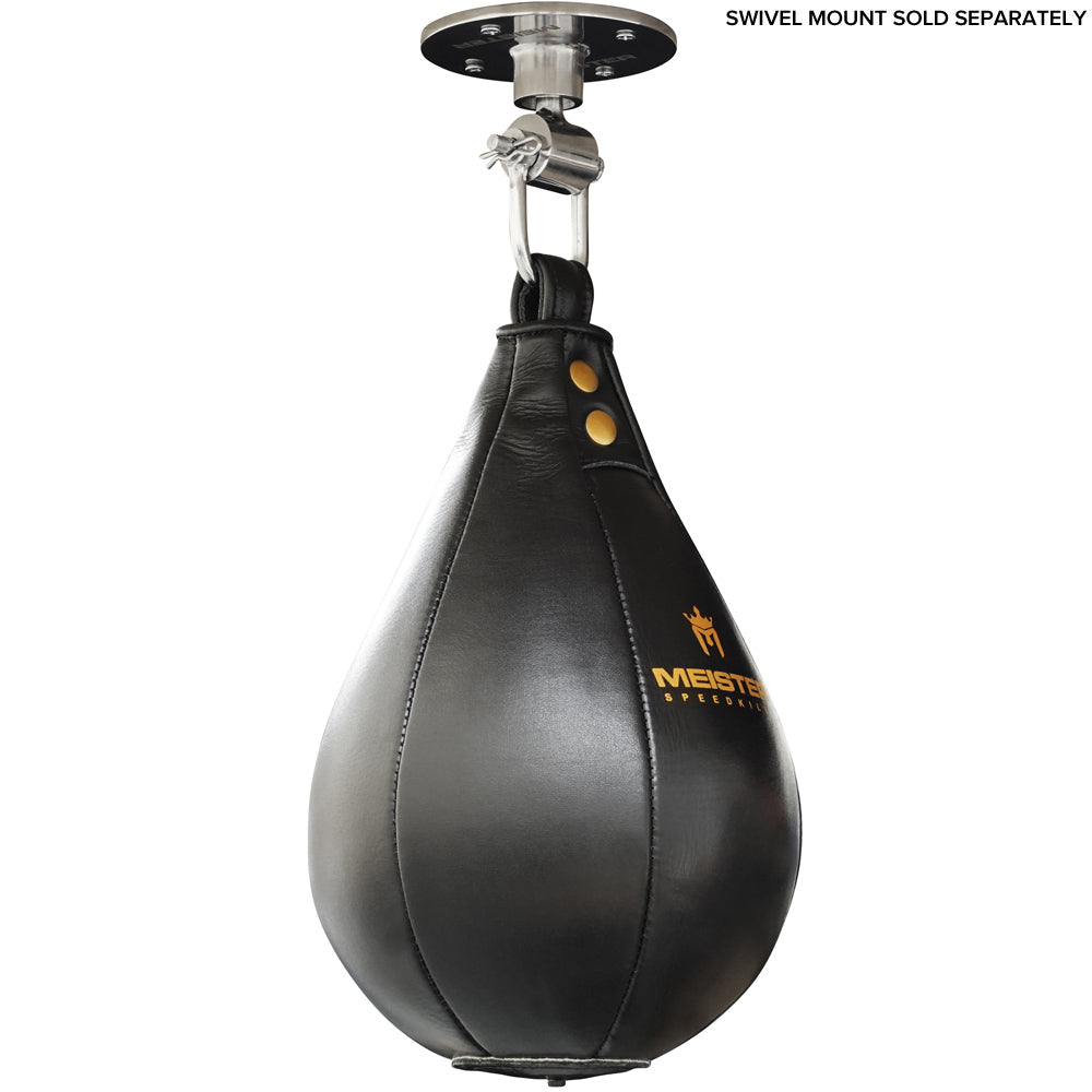 Meister SpeedKills™ Leather Speed Bag - Black - Large