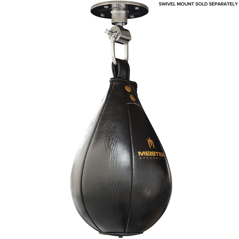 Meister SpeedKills™ Leather Speed Bag - Black - Medium