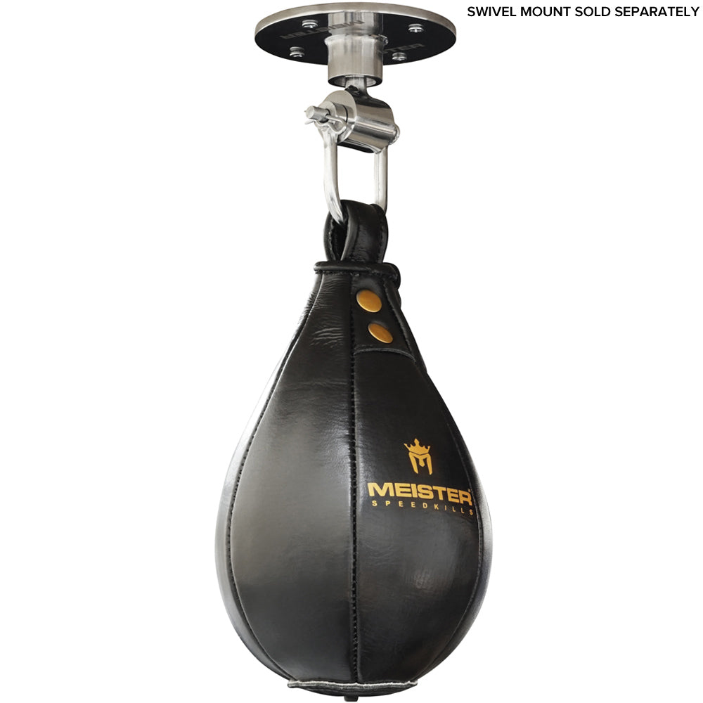 Meister SpeedKills™ Leather Speed Bag - Black - Small