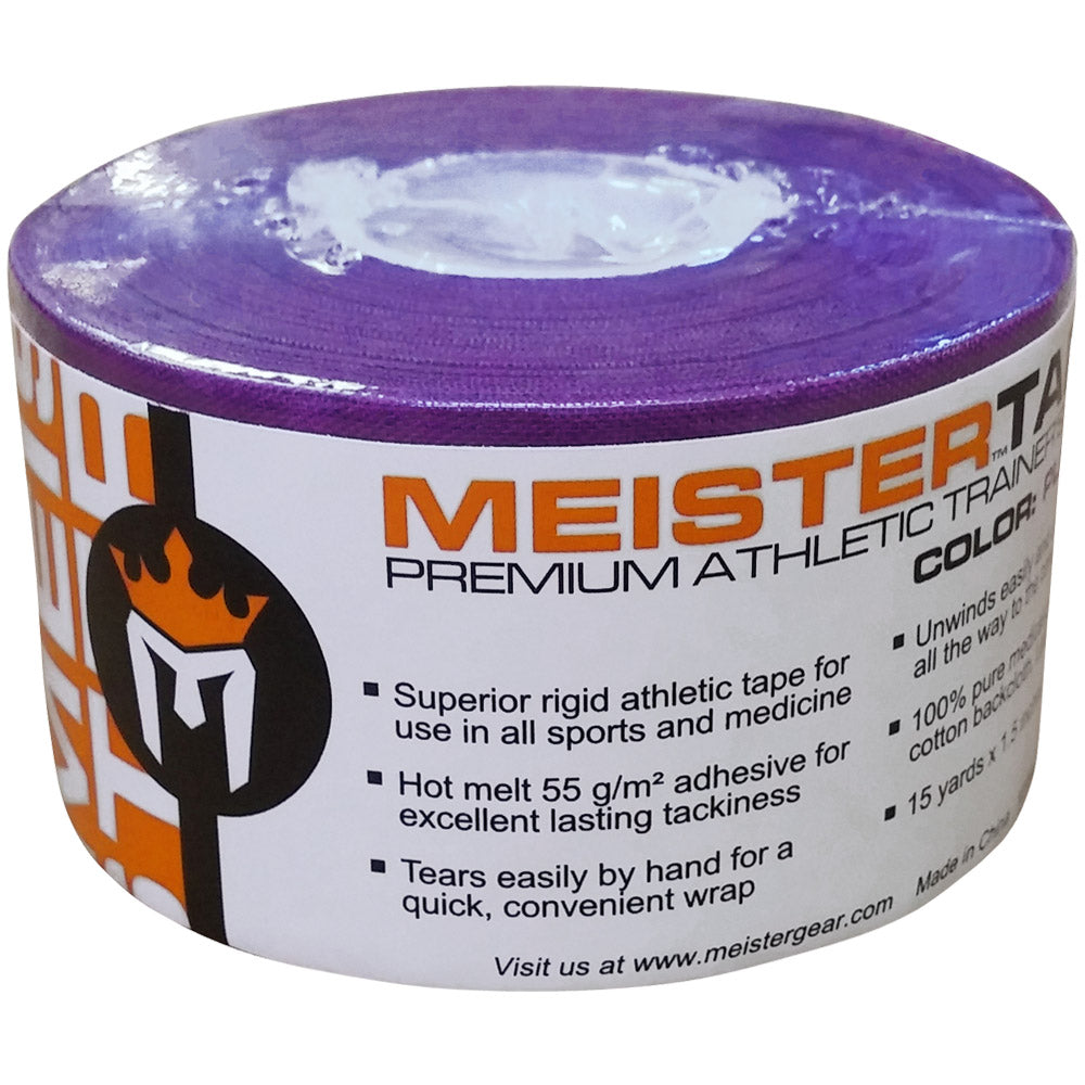 MeisterTape Premium Athletic Trainer's Tape - 15Yd - Purple