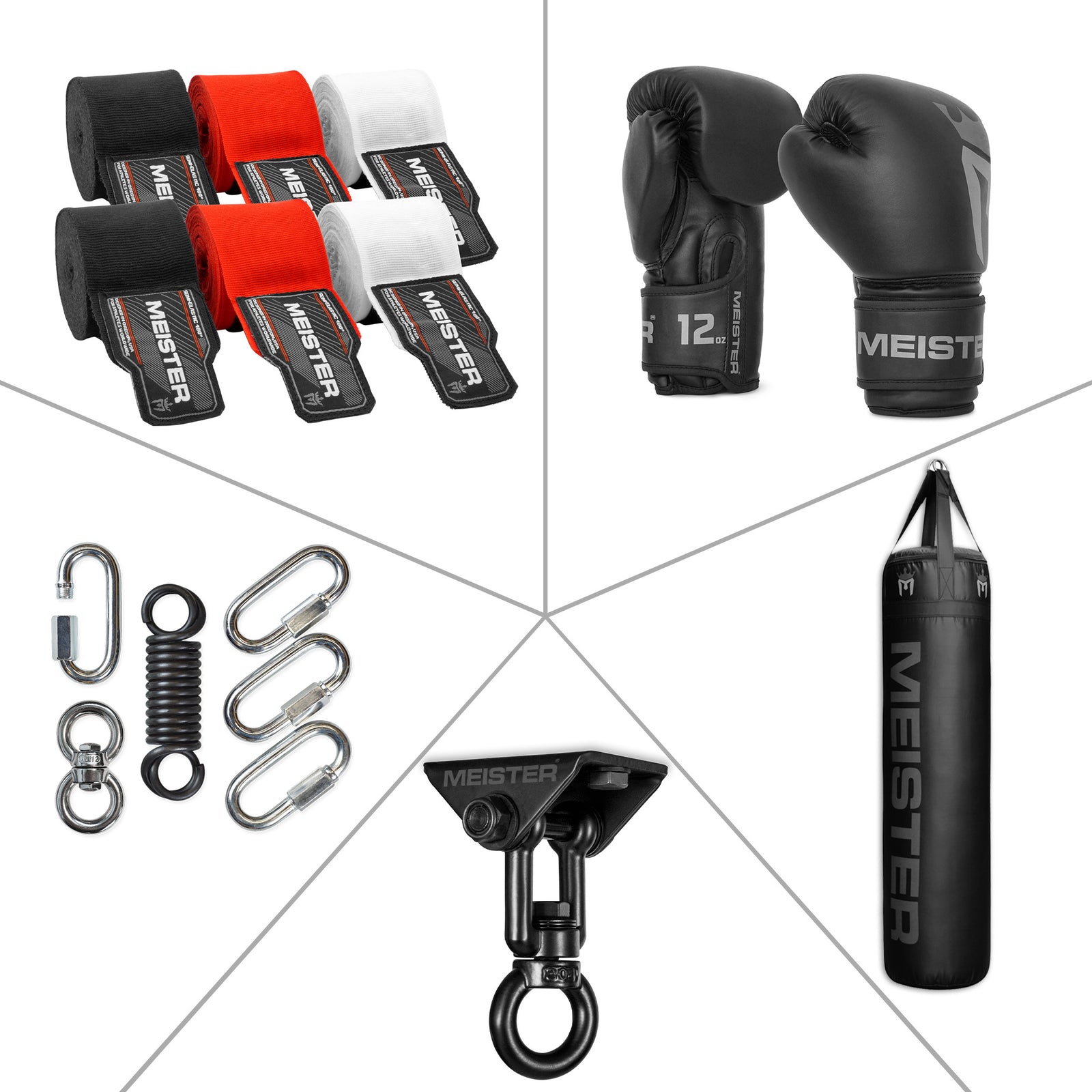 Meister Boxing Gym in a Box - Boxing & MMA Bundle
