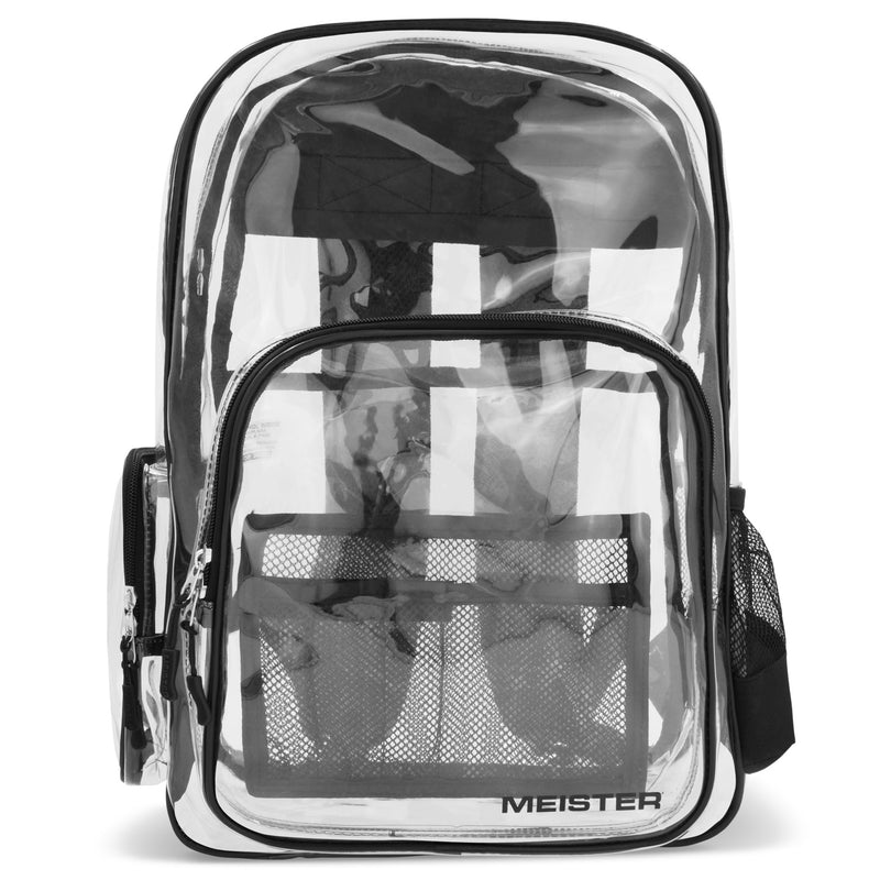 Meister All-Access Clear Backpack - Black