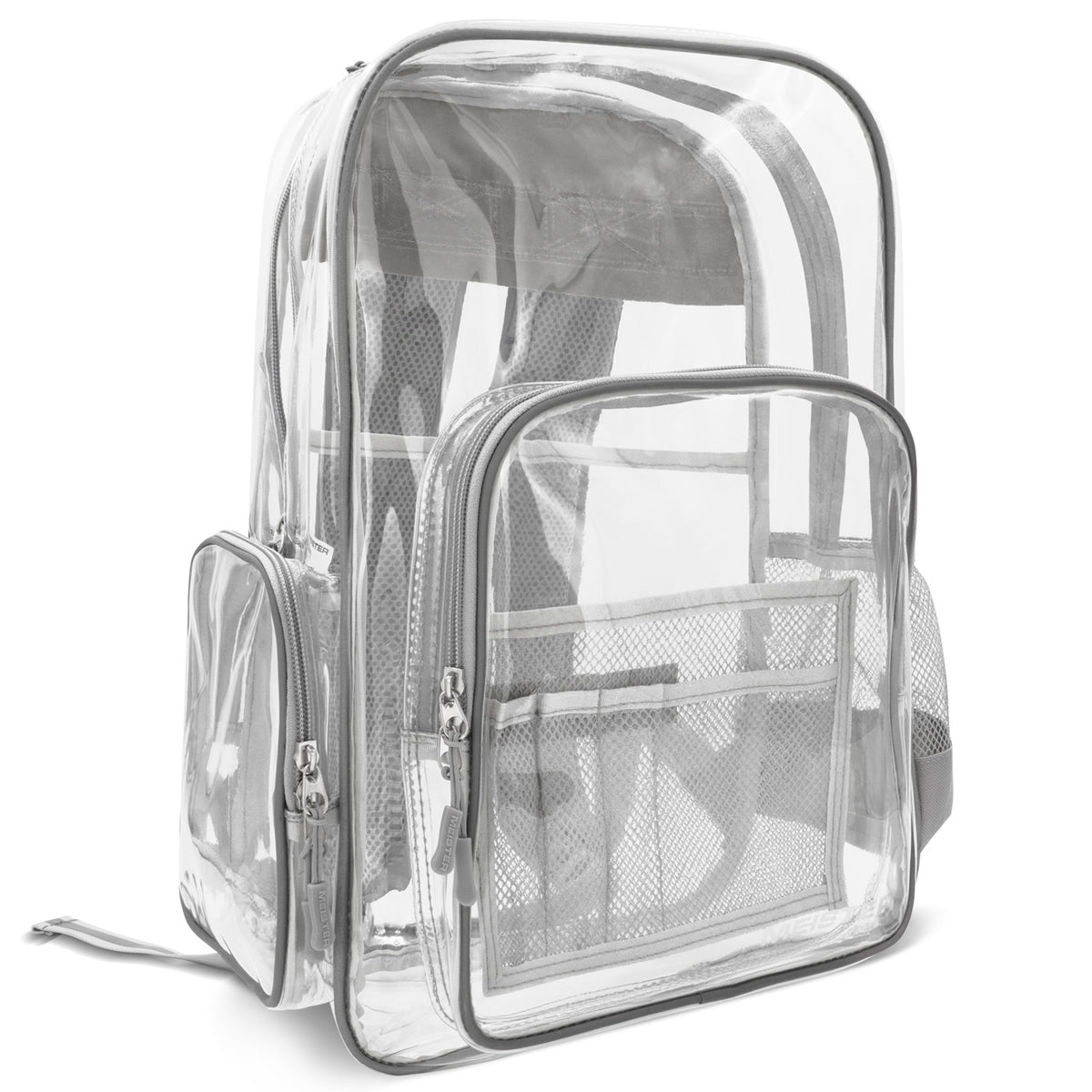 Meister All-Access Clear Backpack - Meets School & Event Security Bag Requirements