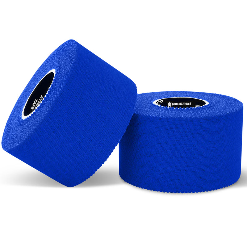 Meister Elite Porous Athletic Tape - 2 Roll Pack - Blue