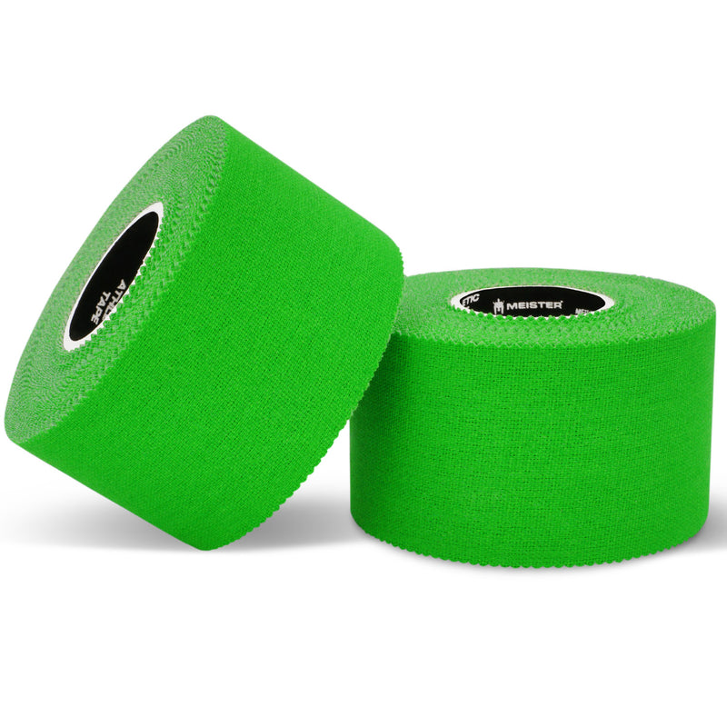 Meister Elite Porous Athletic Tape - 2 Roll Pack - Green