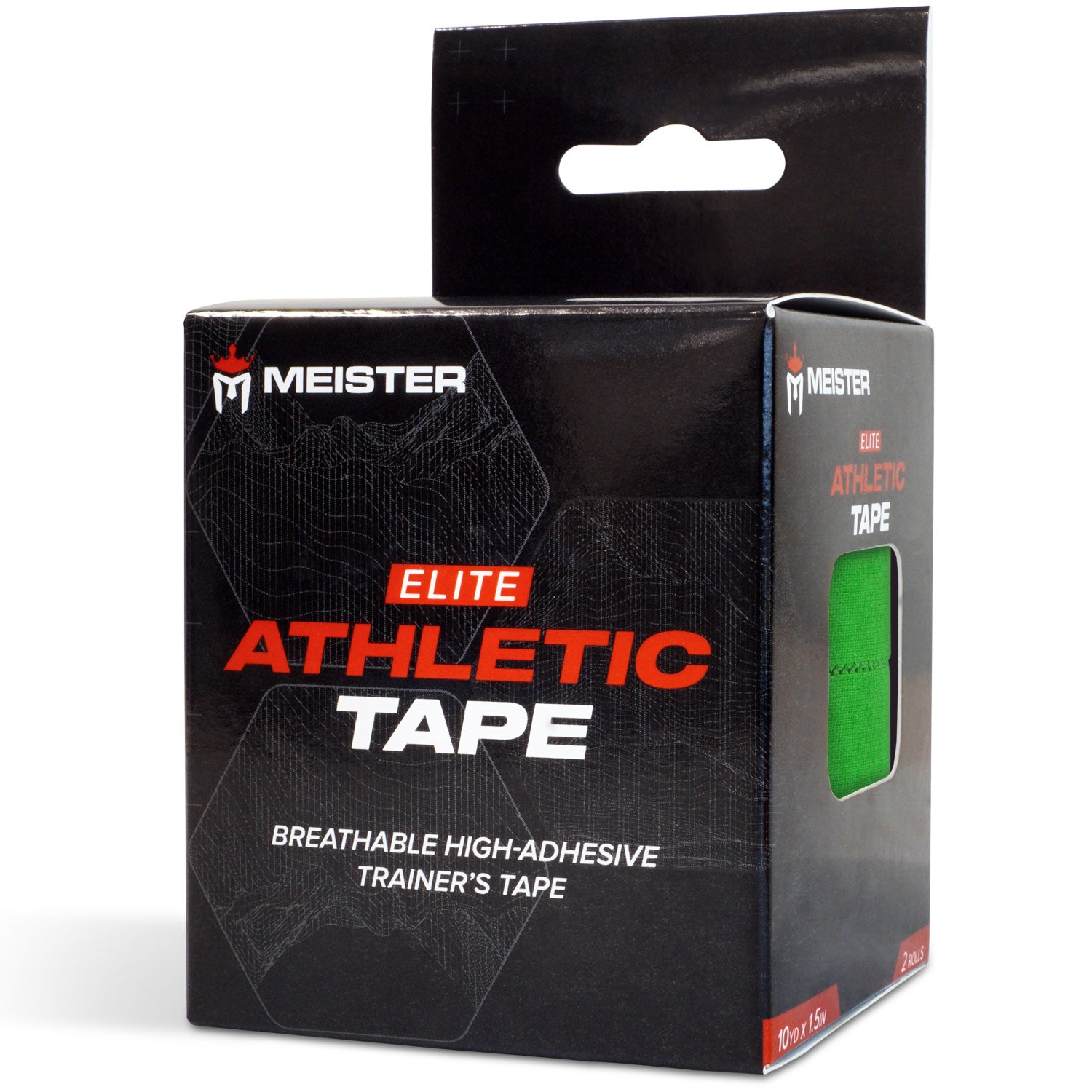 Meister Elite Porous Athletic Tape - 2 Roll Pack - Green