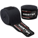 Meister ELITE 180" Elastic Hand Wraps - Black