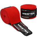 Meister ELITE 180" Elastic Hand Wraps - Blood Red