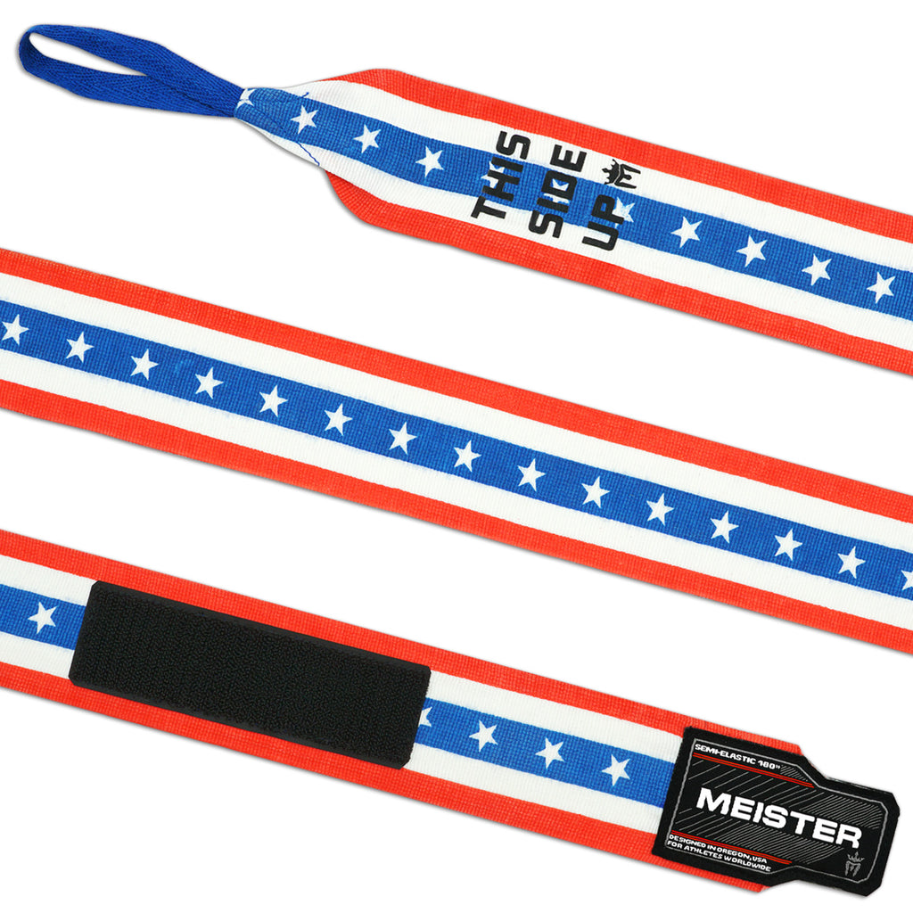 DANGER RED 180 SEMI-ELASTIC HAND WRAPS Meister MMA Handwraps Mexican Boxing NEW