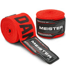 180" Semi-Elastic Hand Wraps for MMA & Boxing (Pair) - Danger Red