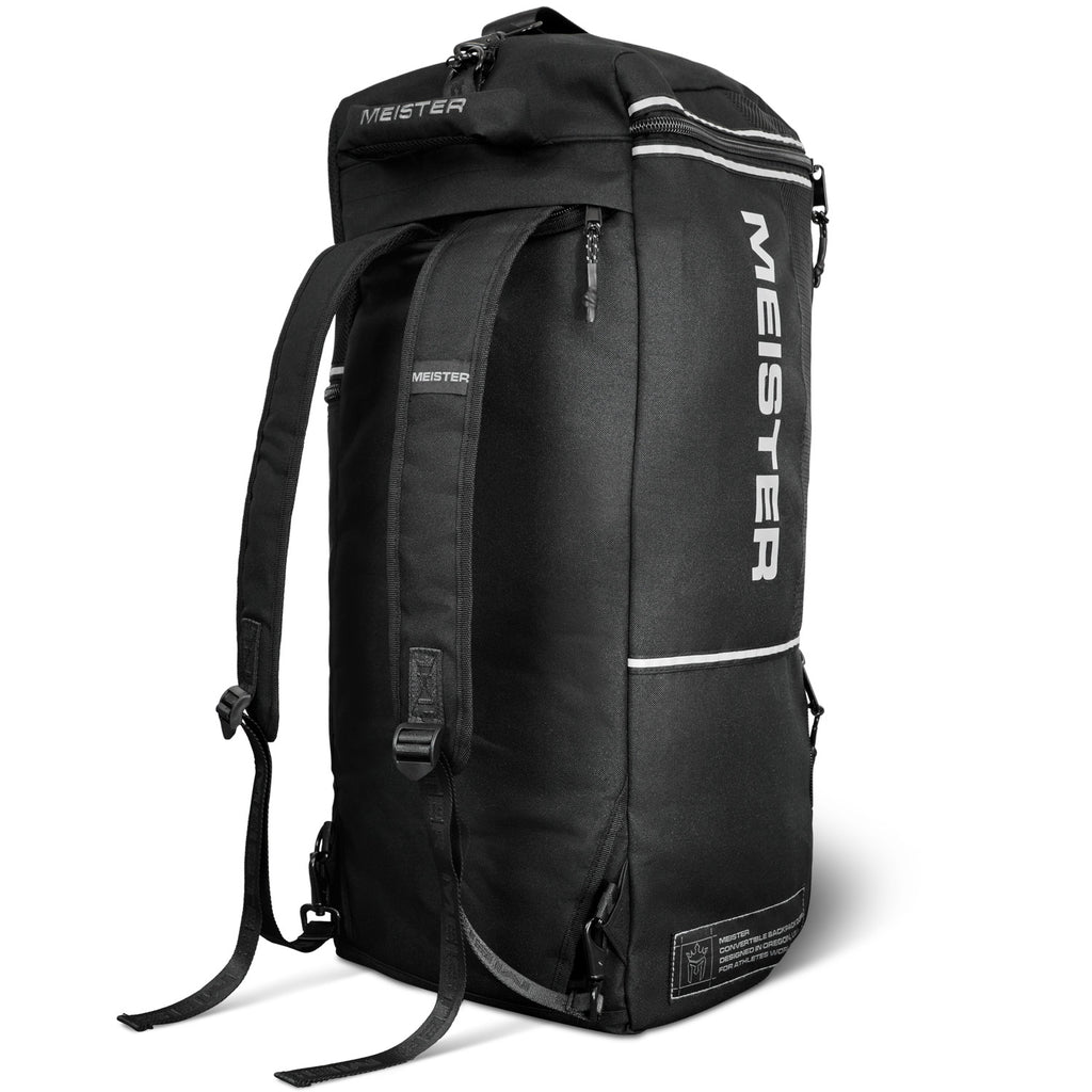 Meister Vented Convertible Backpack Duffel Bag - V2.0 Black | Meister