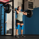 Meister 72" Elastic Weightlifting Knee Wraps - Blue