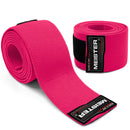 Meister 72" Elastic Weightlifting Knee Wraps - Pink