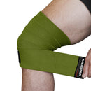 Meister 72" Elastic Weightlifting Knee Wraps - Ranger Green