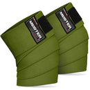 Meister 72" Elastic Weightlifting Knee Wraps - Ranger Green