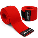 Meister 72" Elastic Weightlifting Knee Wraps - Red