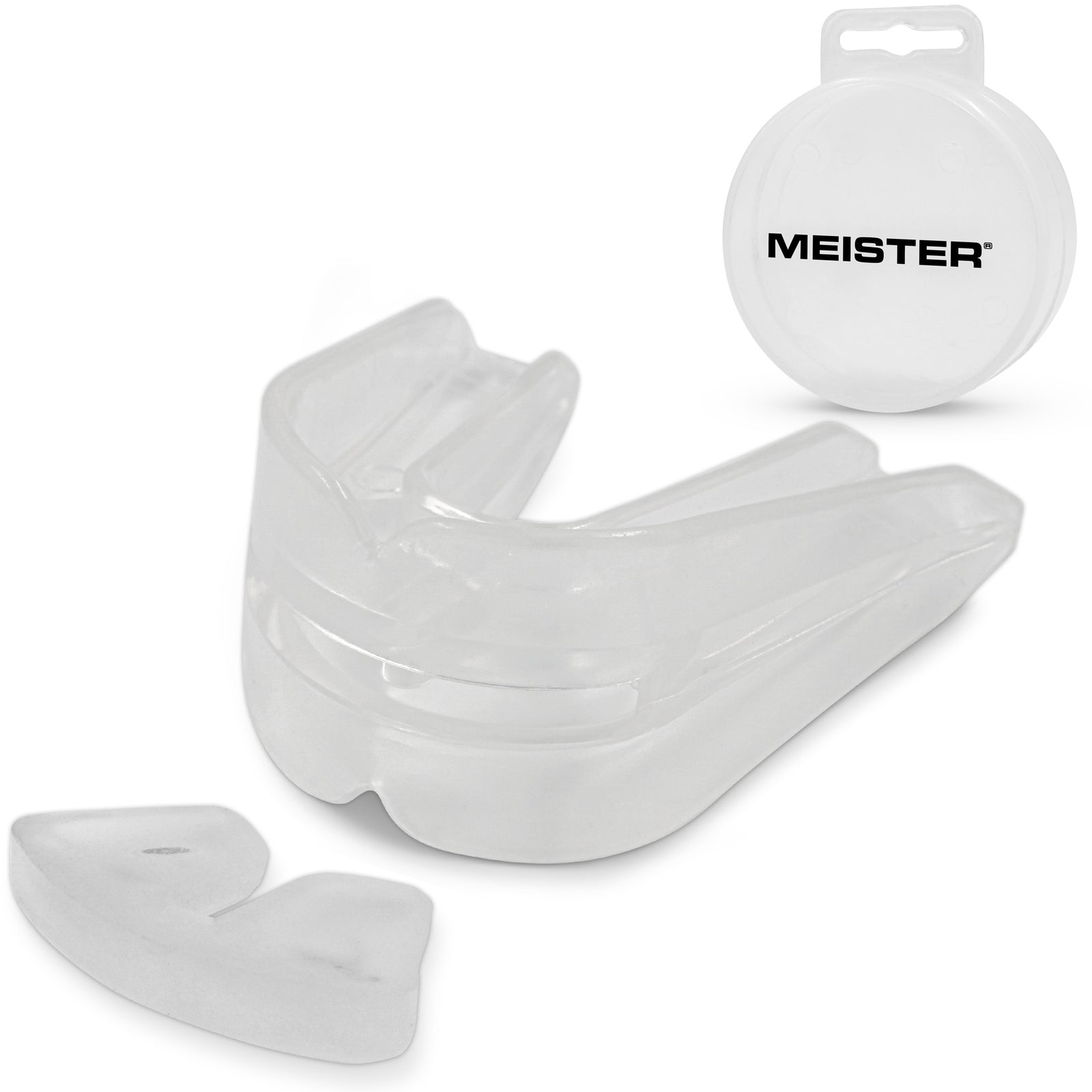 Clear Moldable DOUBLE Mouth Guard w/ Case