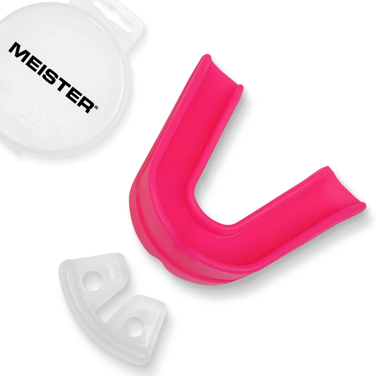 Pink Moldable DOUBLE Mouth Guard w/ Case