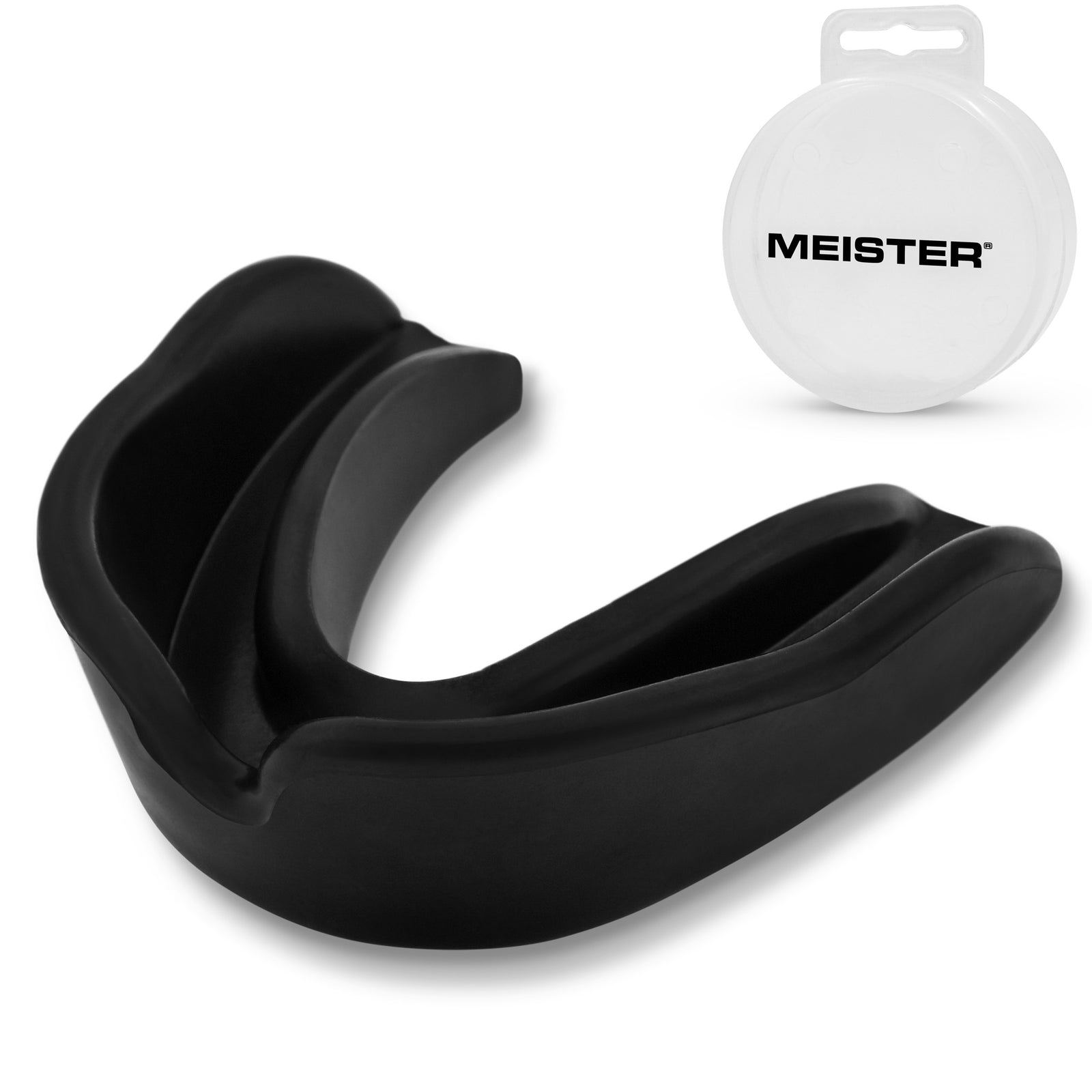 Black Moldable Single Mouth Guard w/ Case