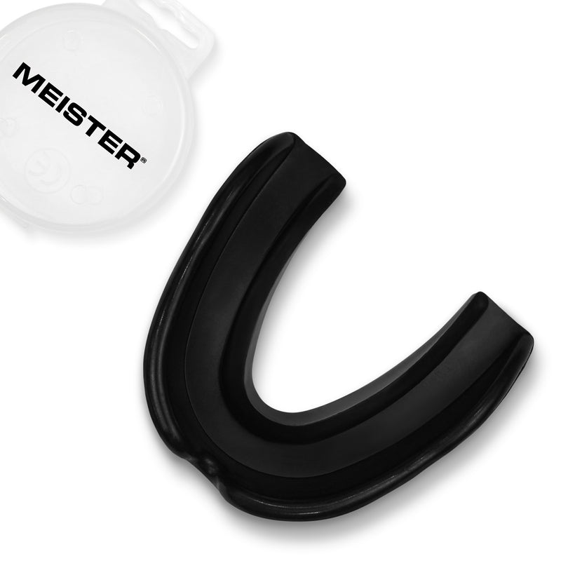 Black Moldable Single Mouth Guard w/ Case