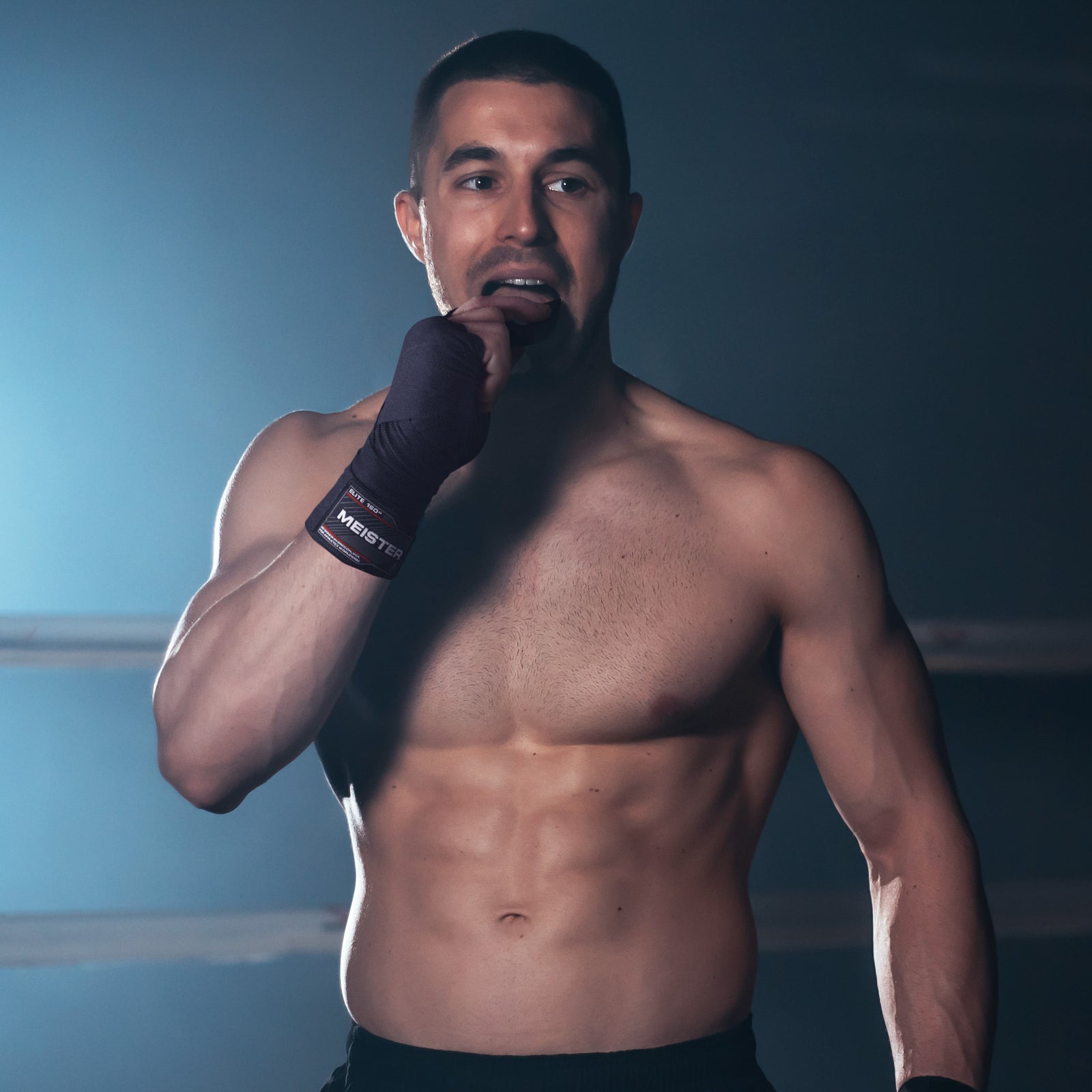 Black Moldable Single Mouth Guard w/ Case